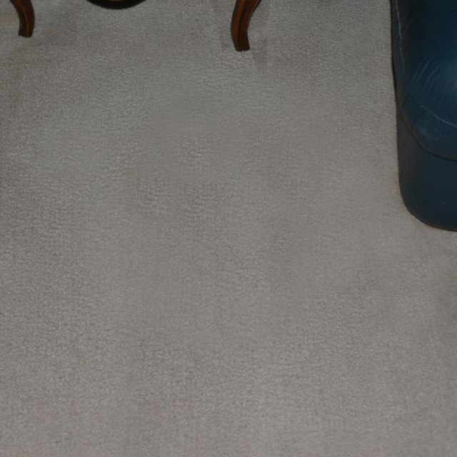 dry carpet cleaning - coffee stain after